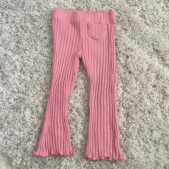 Zara Ribbed Flared Leggings 2pk - Picture 4 of 7